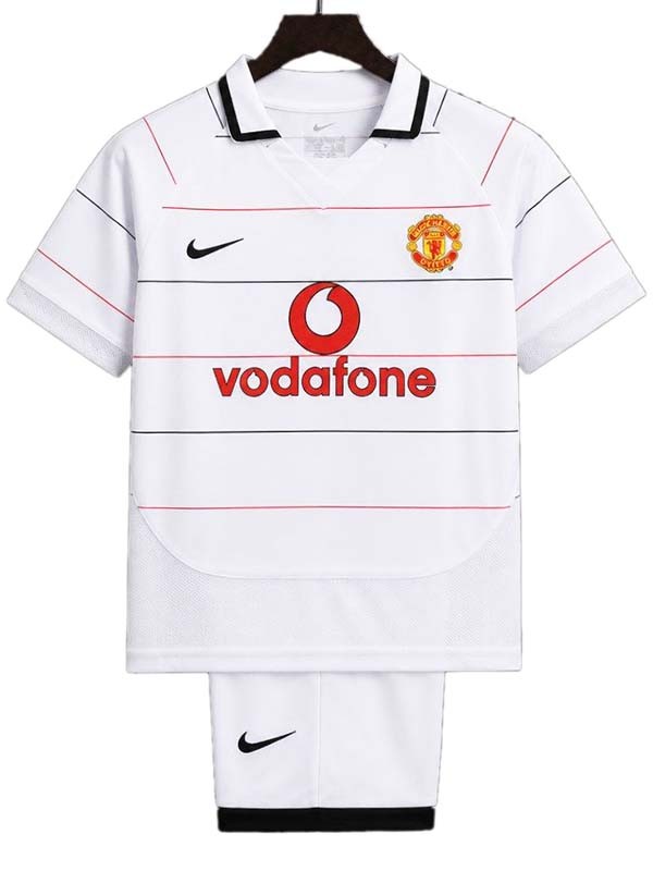Manchester united away kids kit childrens retro jersey 2003-2005